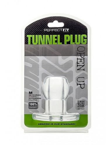Sextoys - Godes & Plugs - PERFECT FIT ASS TUNNEL PLUG SILICONE CLEAR M - Perfectfitbrand