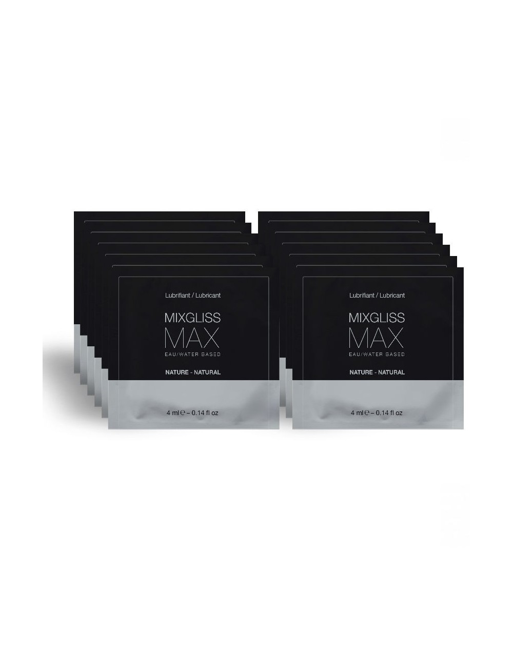 MIXGLISS MAX LUBRIFIANT PACK DILATEUR ANAL 12 DOSE UNIQUE 4ML - Huiles de massage -