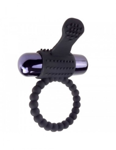 Sextoys - Pour lui - FANTASY C-RING SILICONE VIBRANT SUPER RING NOIR - Fantasy C-ringz