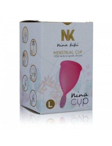 Sextoys - Masturbateurs & Stimulateurs - NINA CUP COUPE MENSTRUELLE TAILLE L ROSE - NINA KIKÃ