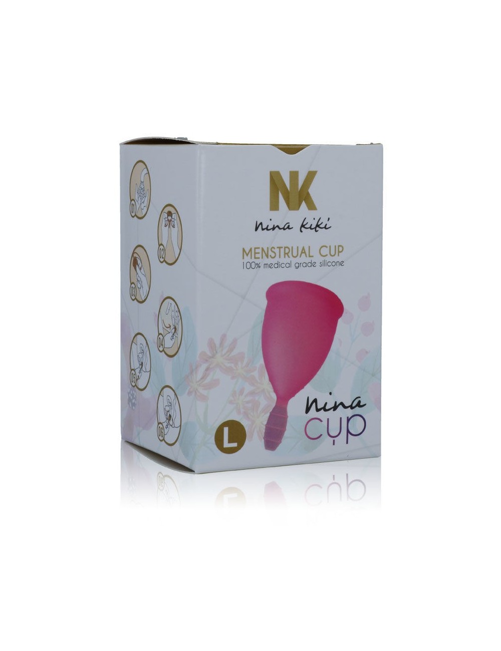 Sextoys - Masturbateurs & Stimulateurs - NINA CUP COUPE MENSTRUELLE TAILLE L ROSE - NINA KIKÃ