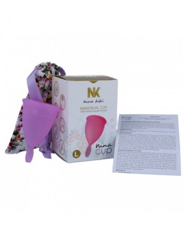 Sextoys - Masturbateurs & Stimulateurs - NINA CUP COUPE MENSTRUELLE TAILLE L LILAS - NINA KIKÃ