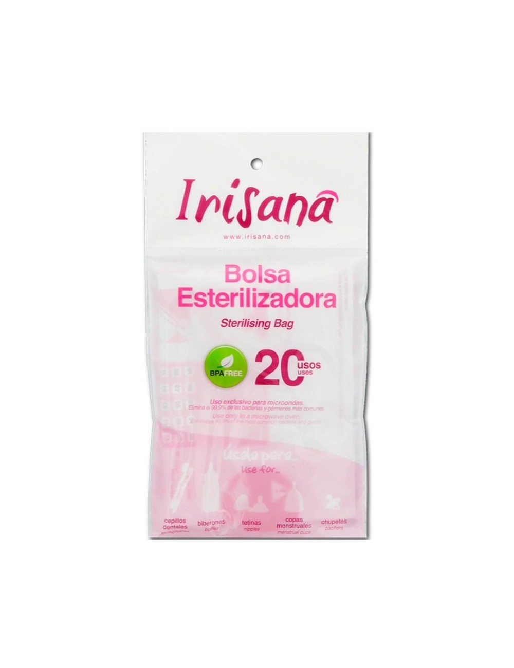 SAC STÃRILISANT IRISANA 20 UTILISATIONS 1 UNITE - Hygiène - Iriscup SAC STÃRILISANT IRISANA 20 UTILISATIONS 1 UNITE - Hygiène - Iriscup