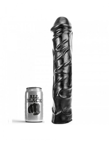 Sextoys - Godes & Plugs - DILDO SMOTH TOUT NOIR 32 CM - All Black