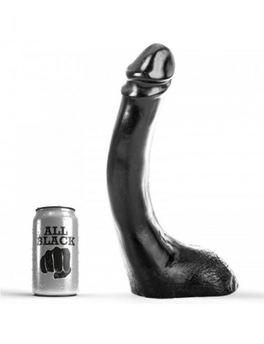 Sextoys - Godes & Plugs - ALL BLACK DILDO 29CM FISTING - All Black