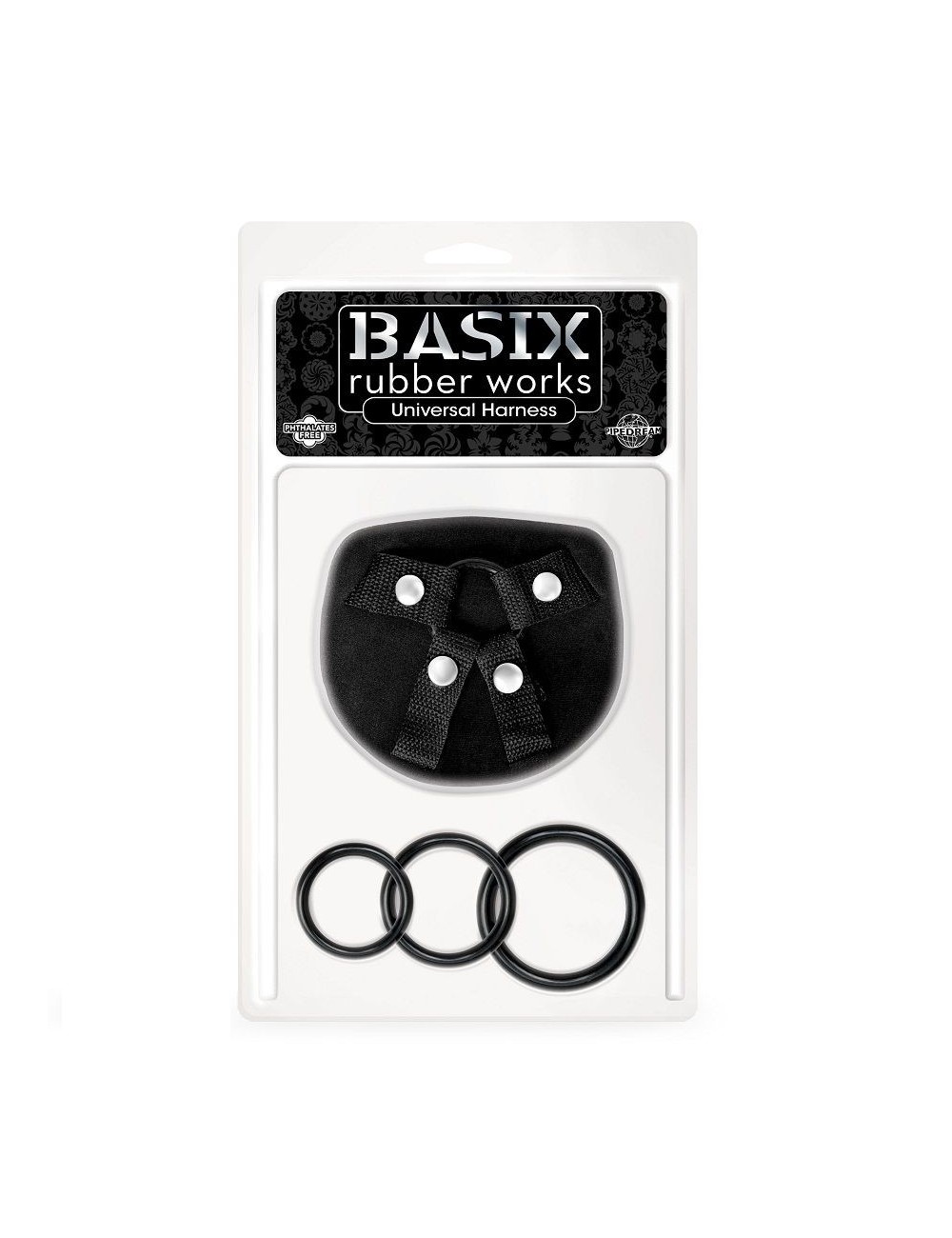 Sextoys - Accessoires - BASIX CAOUTCHOUC FONCTIONNE HARNAIS UNIVERSEL. - Basix
