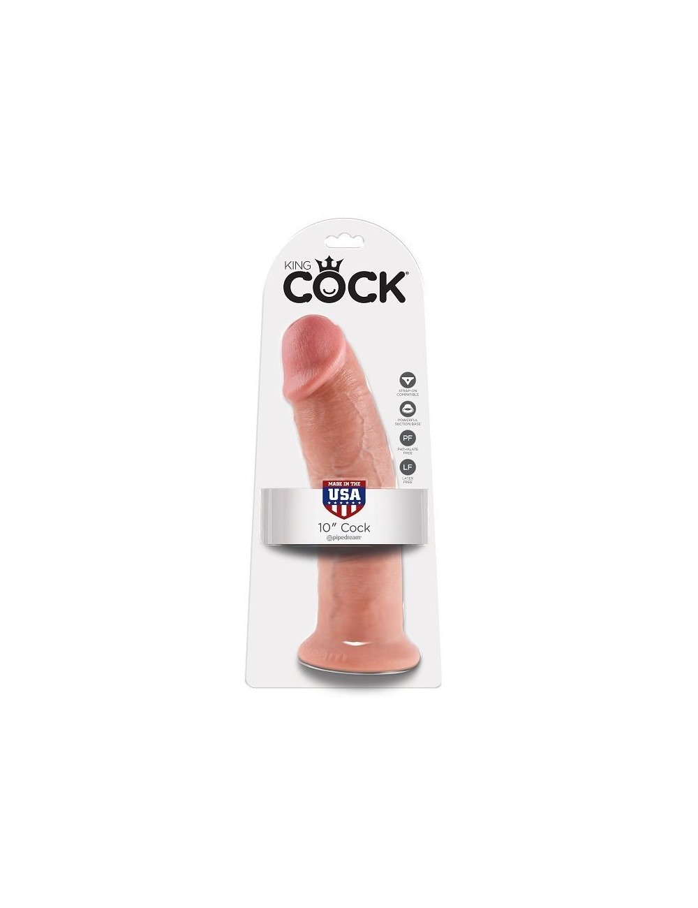 Sextoys - Godes & Plugs - KING COCK 10 CHAIR DE BITE 25,4 CM - King Cock