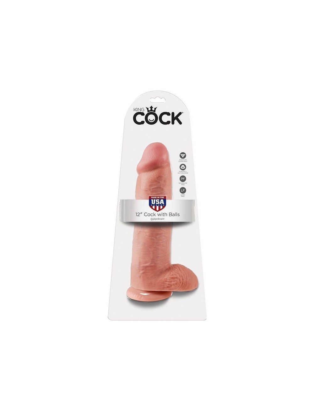 Sextoys - Godes & Plugs - KING COCK 12 COCK CHAIR AVEC BALLES 30.48 CM - King Cock