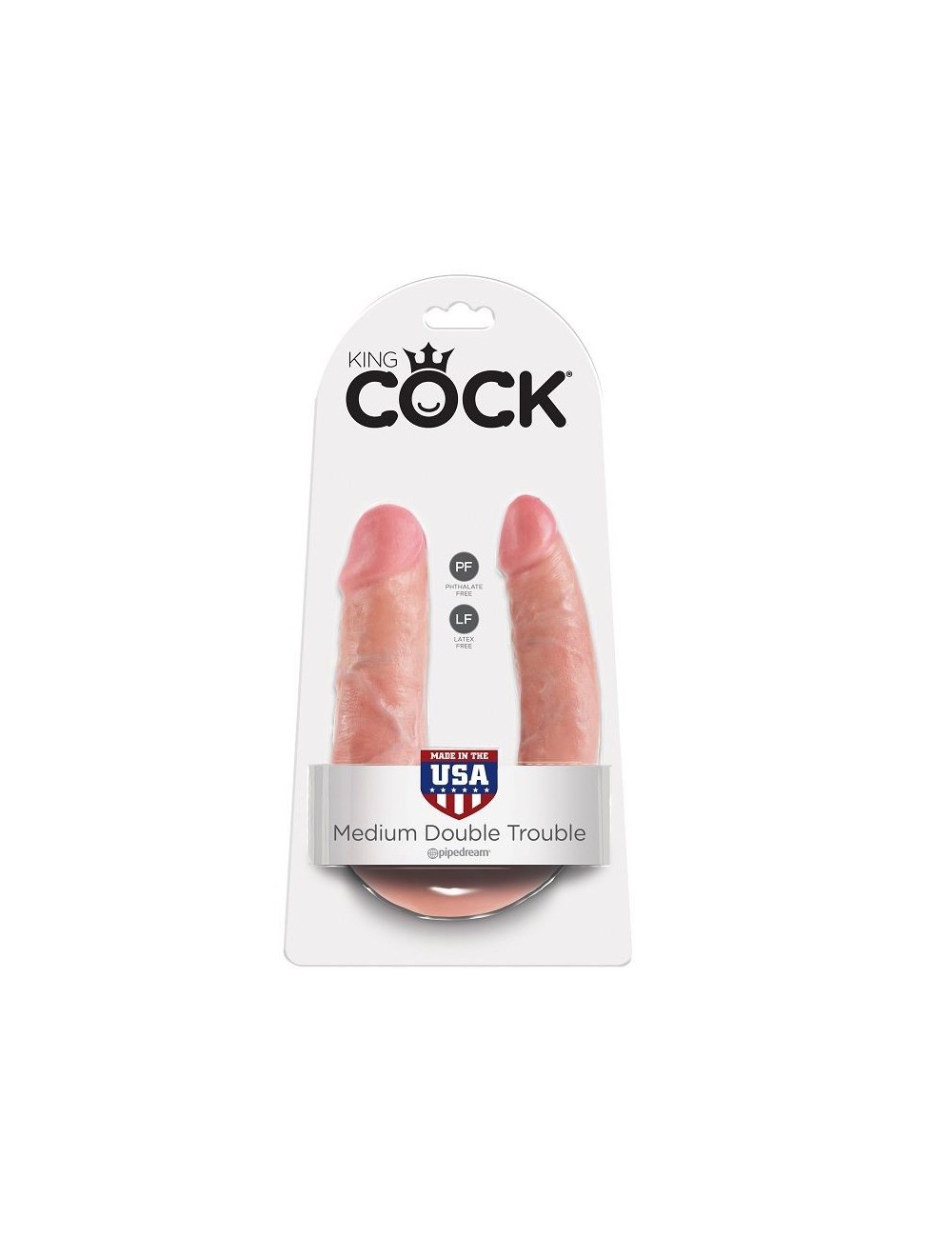 Sextoys - Godes & Plugs - KING COCK CHAIR DOUBLE TROUBLE MOYEN EN U EN FORME DE U - King Cock Sextoys - Godes & Plugs - KING COCK CHAIR DOUBLE TROUBLE MOYEN EN U EN FORME DE U - King Cock