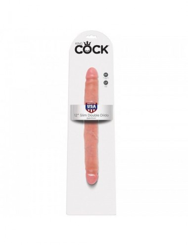 Sextoys - Godes & Plugs - KING COCK SLIM DOUBLE DILDO - King Cock