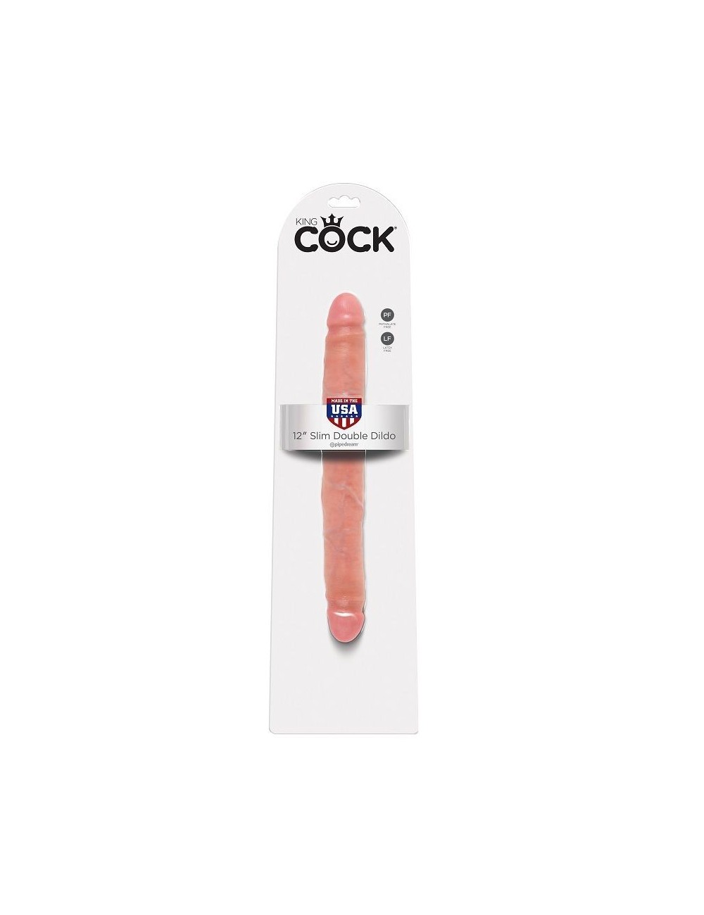 Sextoys - Godes & Plugs - KING COCK SLIM DOUBLE DILDO - King Cock