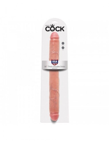 Sextoys - Godes & Plugs - KING COCK ÃPAISSEUR DOUBLE DILDO CHAIR 40,6 CM - King Cock