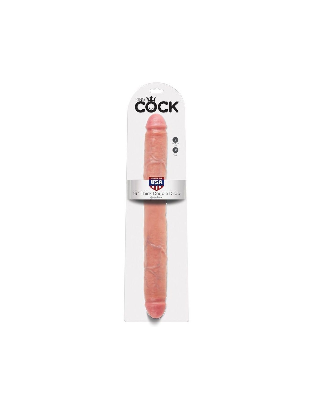 Sextoys - Godes & Plugs - KING COCK ÃPAISSEUR DOUBLE DILDO CHAIR 40,6 CM - King Cock Sextoys - Godes & Plugs - KING COCK ÃPAISSEUR DOUBLE DILDO CHAIR 40,6 CM - King Cock