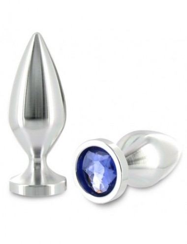 Sextoys - Godes & Plugs - BOUCHON ANAL METALHARD DIAMOND CRISTAL BIG 10.16CM - Metal Hard