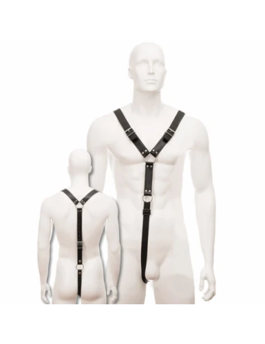 Sextoys - Pour lui - HARNAIS DE CORPS EN CUIR HOMME NOIR - Leather Body