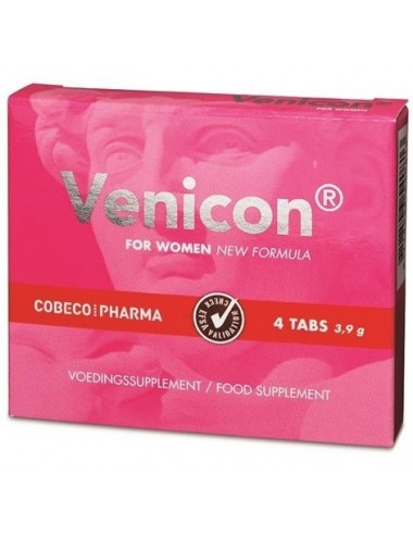 COBECO VENICON POUR FEMME 4 TABS - Aphrodisiaques - Cobeco Pharma