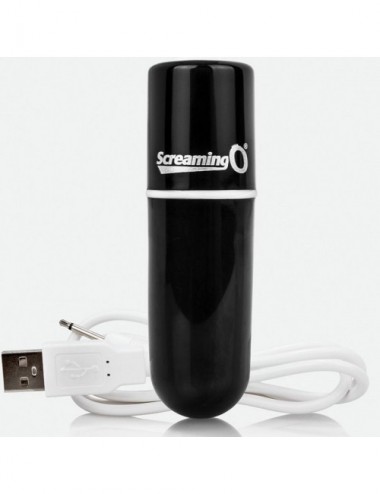 Sextoys - Vibromasseurs - SCREAMING O BULLET VIBRANT RECHARGEABLE VOOOM NOIR - Screaming O