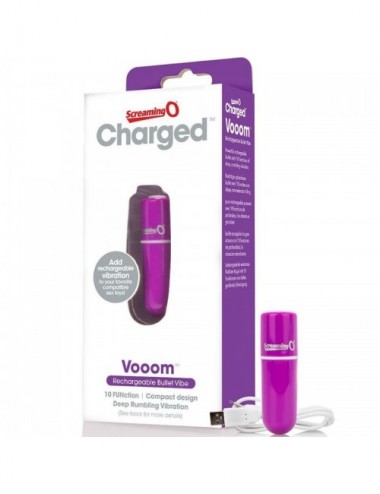 Sextoys - Vibromasseurs - SCREAMING O BULLET VIBRANT RECHARGEABLE VOOOM VIOLET - Screaming O