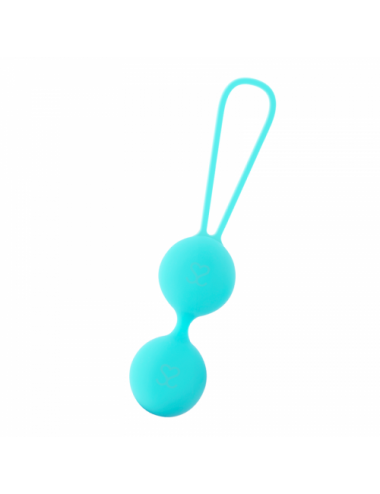 Sextoys - Boules de Geisha - MORESSA OSIAN TWO PREMIUM SILICONE TURQUOISE - Moressa