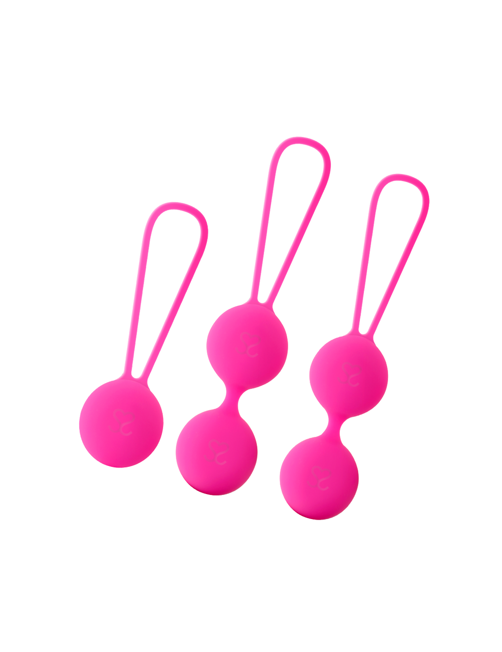 Sextoys - Boules de Geisha - MORESSA OSIAN SET PREMIUM SILICONE ROSE - Moressa