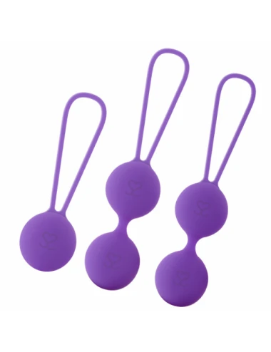 Sextoys - Boules de Geisha - MORESSA OSIAN SET PREMIUM SILICONE VIOLET - Moressa