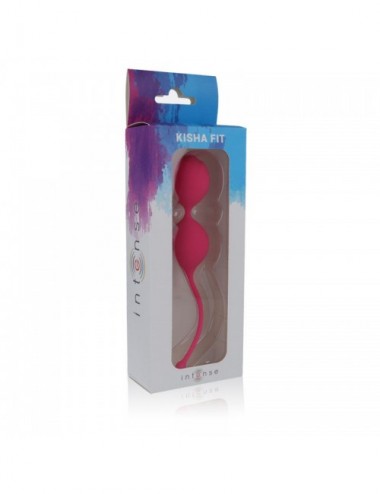 Sextoys - Boules de Geisha - INTENSE KISHA FIT SILICONE KEGEL HOT ROSE - Intense Health & Fun