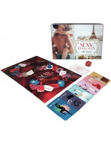 Sextoys - Jeux coquins - JEU SEXY RENDEZ VOUS POUR TWO.EN, ES, FR, DE, NE, IT, POR, POL, RU, DAN, SVE - Kheper Games