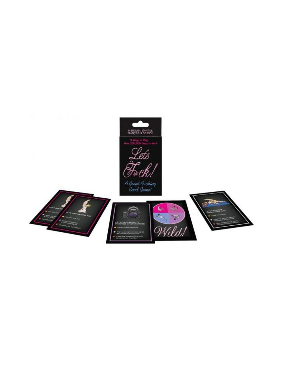 Sextoys - Jeux coquins - JEUX KHEPER - BAISONS! JEU DE CARTES ES / EN / DE / FR - Kheper Games