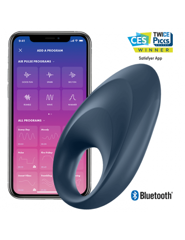 Sextoys - Vibromasseurs - SATISFYER MIGHTY ONE COCK RING APP - SATISFYER CONNECT