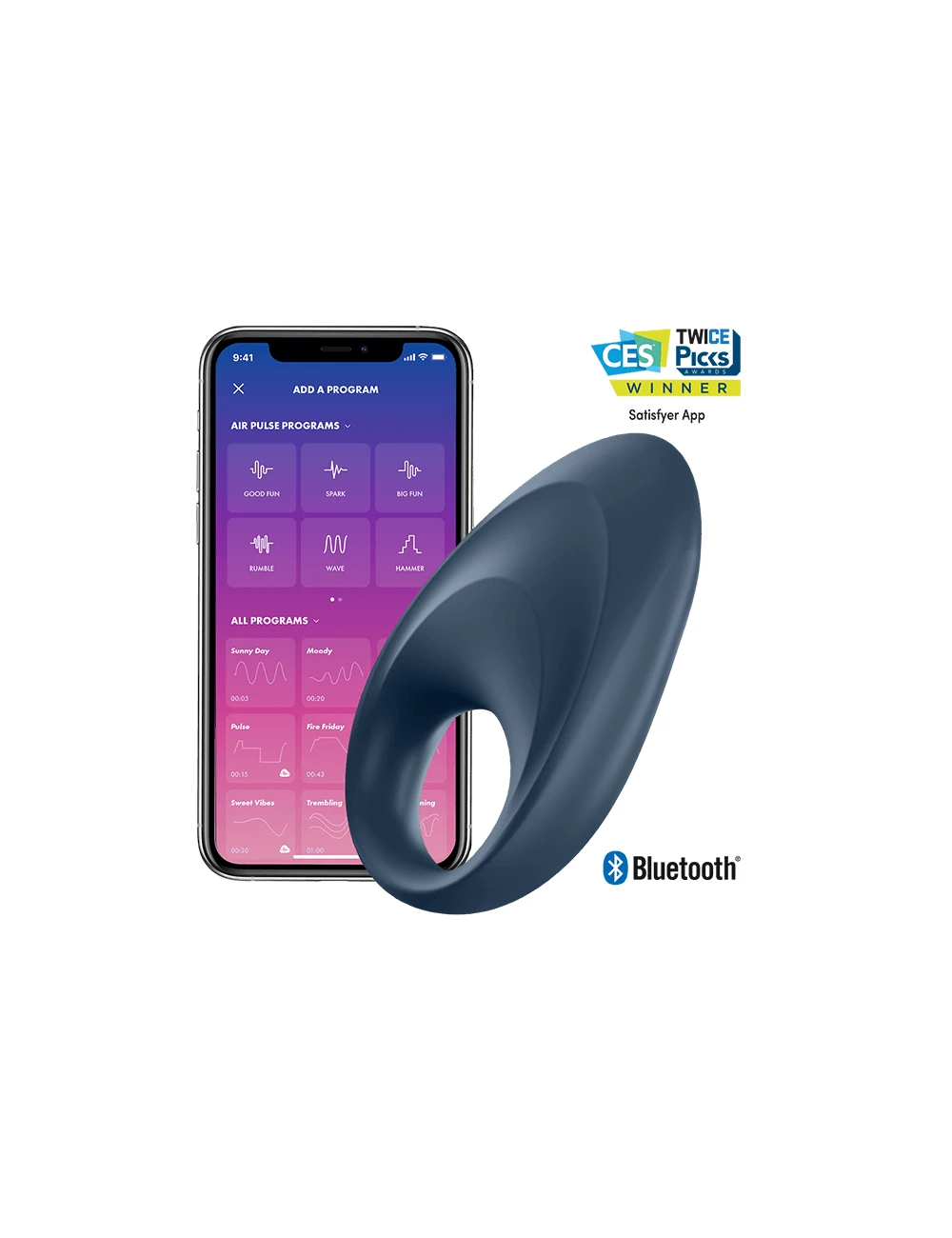 Sextoys - Vibromasseurs - SATISFYER MIGHTY ONE COCK RING APP - SATISFYER CONNECT Sextoys - Vibromasseurs - SATISFYER MIGHTY ONE COCK RING APP - SATISFYER CONNECT