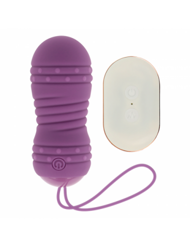 Sextoys - Oeufs Vibrants - OHMAMA TELECOMMANDE ROTATIVE OEUF 7 MOTIFS - VIOLET - OHMAMA STIMULATING