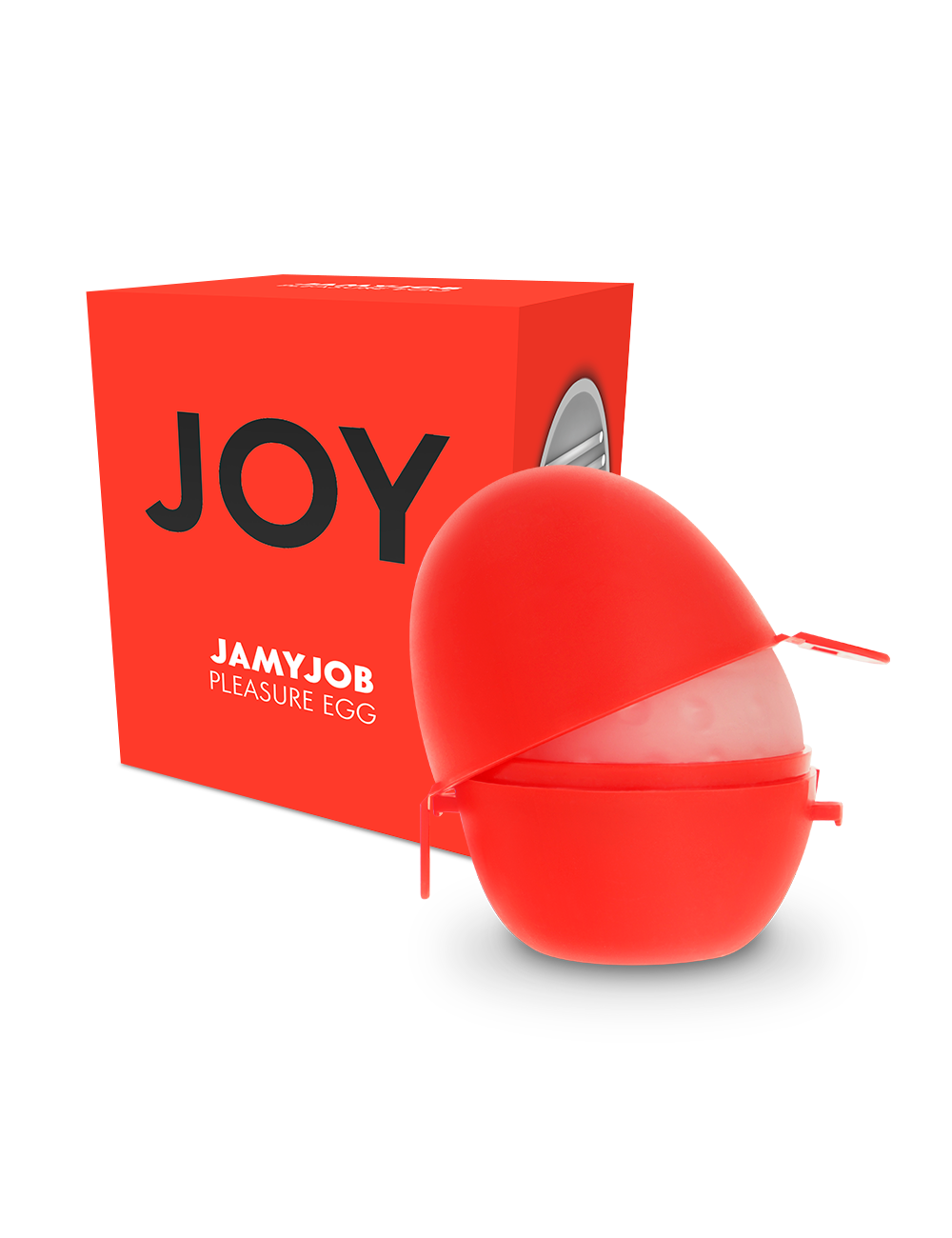 Sextoys - Masturbateurs & Stimulateurs - JAMYJOB EGG MASTURBATOR VERSION ROUGE DISCRETT - Jamyjob