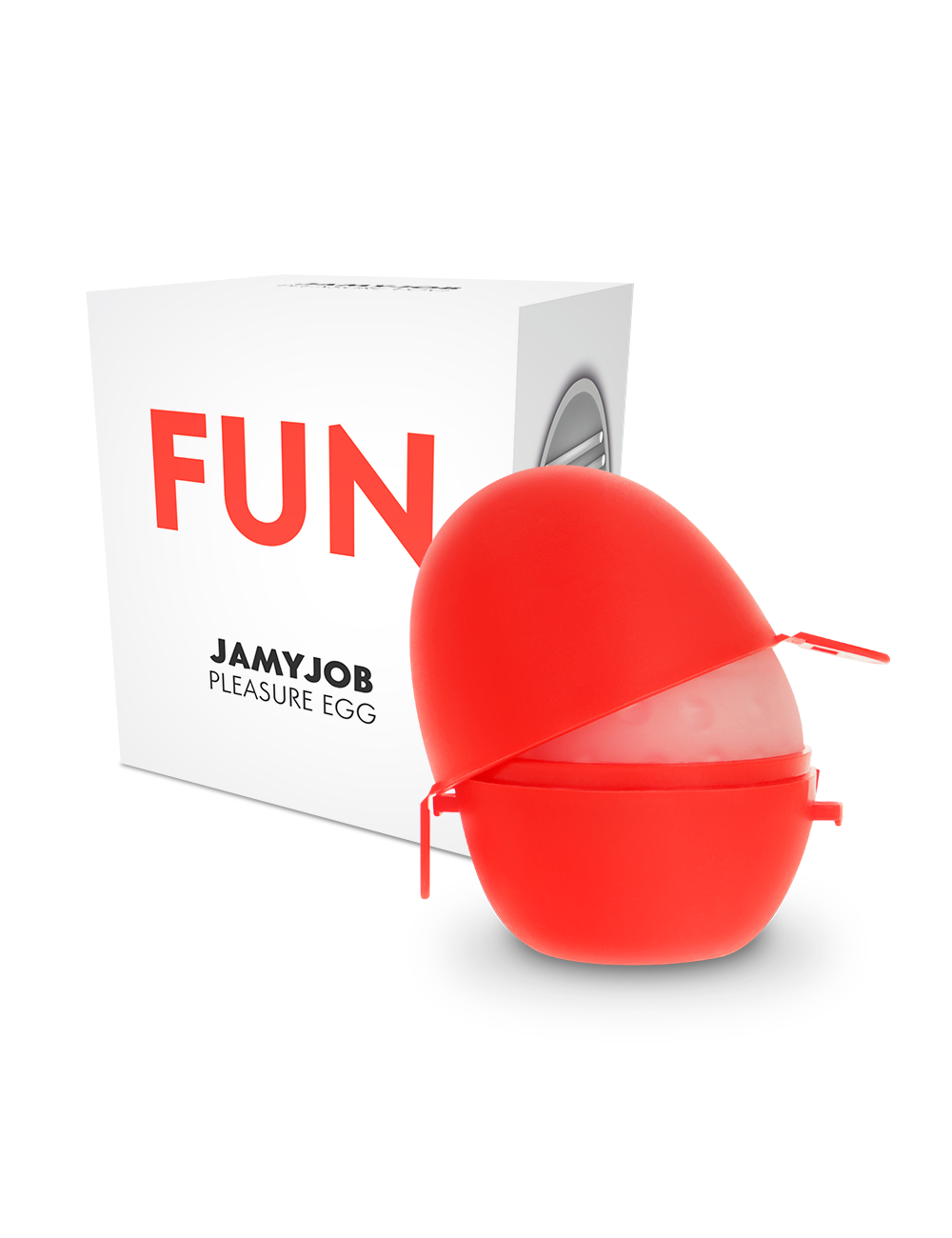 Sextoys - Masturbateurs & Stimulateurs - JAMYJOB EGG MASTURBATOR WHITE EDITION DISCRETT - Jamyjob