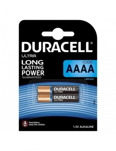 Sextoys - Accessoires - PILE ALCALINE DURACELL ULTRA POWER AAAA MX2500 1,5 V BLISTER * 2 - Duracell