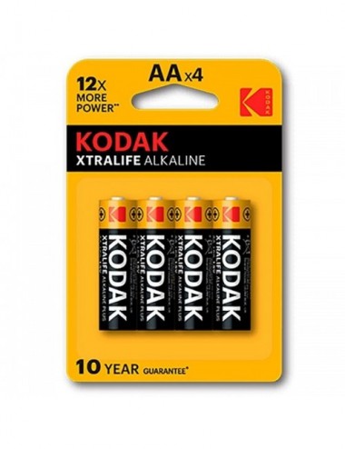 Sextoys - Accessoires - PILE ALCALINE KODAK XTRALIFE AA LR6 * 4 - Kodak