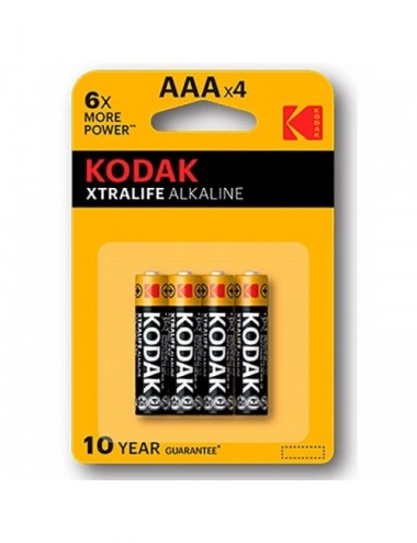 Sextoys - Accessoires - PILE ALCALINE KODAK XTRALIFE AAA LR03 * 4 - Kodak