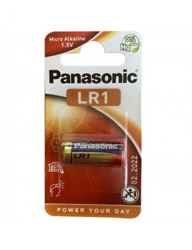 Sextoys - Accessoires - PANASONIC ALCALINE BATTERY LR1 1.5V BLISTER 1 UNITE - Panasonic
