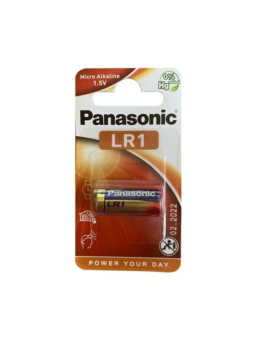 Sextoys - Accessoires - PANASONIC ALCALINE BATTERY LR1 1.5V BLISTER 1 UNITE - Panasonic