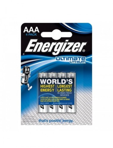 Sextoys - Accessoires - ENERGIZER ULTIMATE LITHIUM LITHIUM BATTERY AAA L92 LR03 1,5V BLISTER * 4 - Energizer