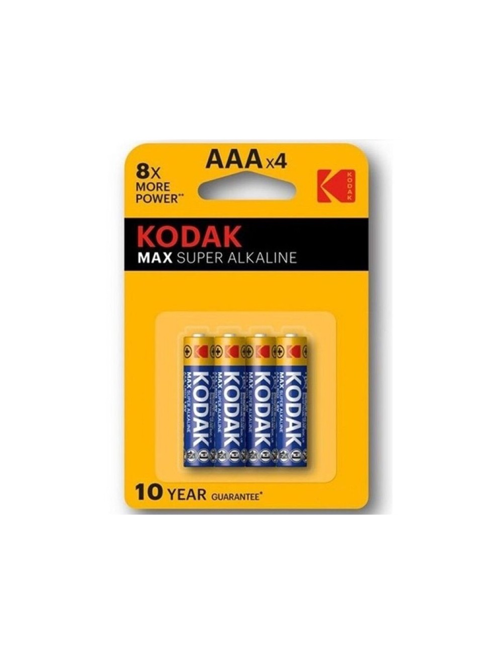 Sextoys - Accessoires - PILES KODAK MAX SUPER ALCALINE AAA LR03 * 4 - Kodak