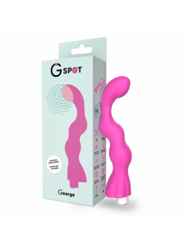 Sextoys - Masturbateurs & Stimulateurs - G-SPOT GEORGE G-SPOT VIBRATEUR GOMME ROSE - G-SPOT