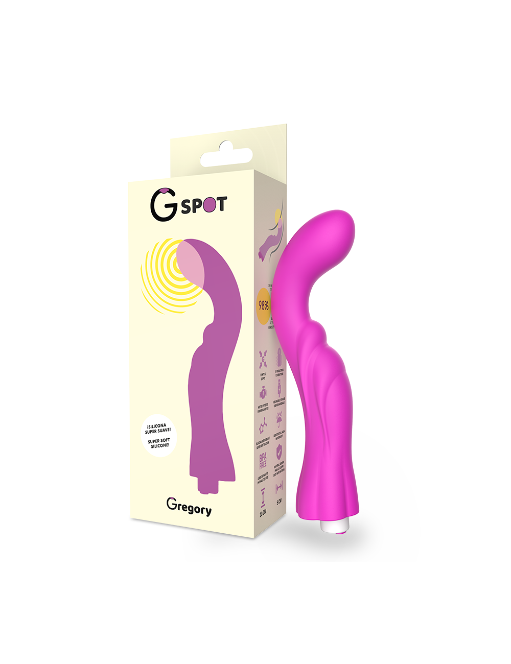 Sextoys - Masturbateurs & Stimulateurs - VIBRATEUR G-SPOT GREGORY VIOLET - G-SPOT