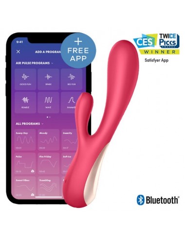 Sextoys - Masturbateurs & Stimulateurs - SATISFYER MONO FLEX RED AVEC APP - SATISFYER CONNECT