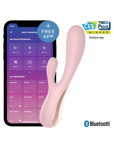 Sextoys - Masturbateurs & Stimulateurs - SATISFYER MONO FLEX ROSE AVEC APP - SATISFYER CONNECT