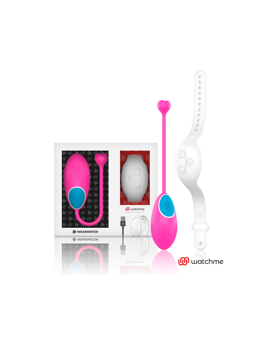 Lingerie - Maillots de bain et tenues de plage - WEARWATCH EGG TECHNOLOGIE SANS FIL WATCHME FUCHSIA / SNOWY - Wearwatch