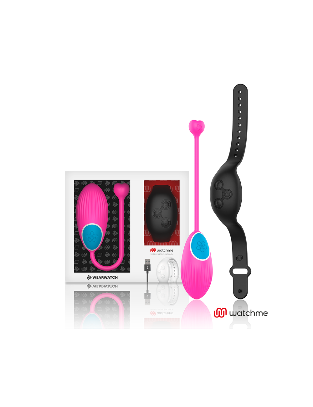 Lingerie - Maillots de bain et tenues de plage - WEARWATCH EGG TECHNOLOGIE SANS FIL WATCHME FUCHSIA / JET BLACK - Wearwatch