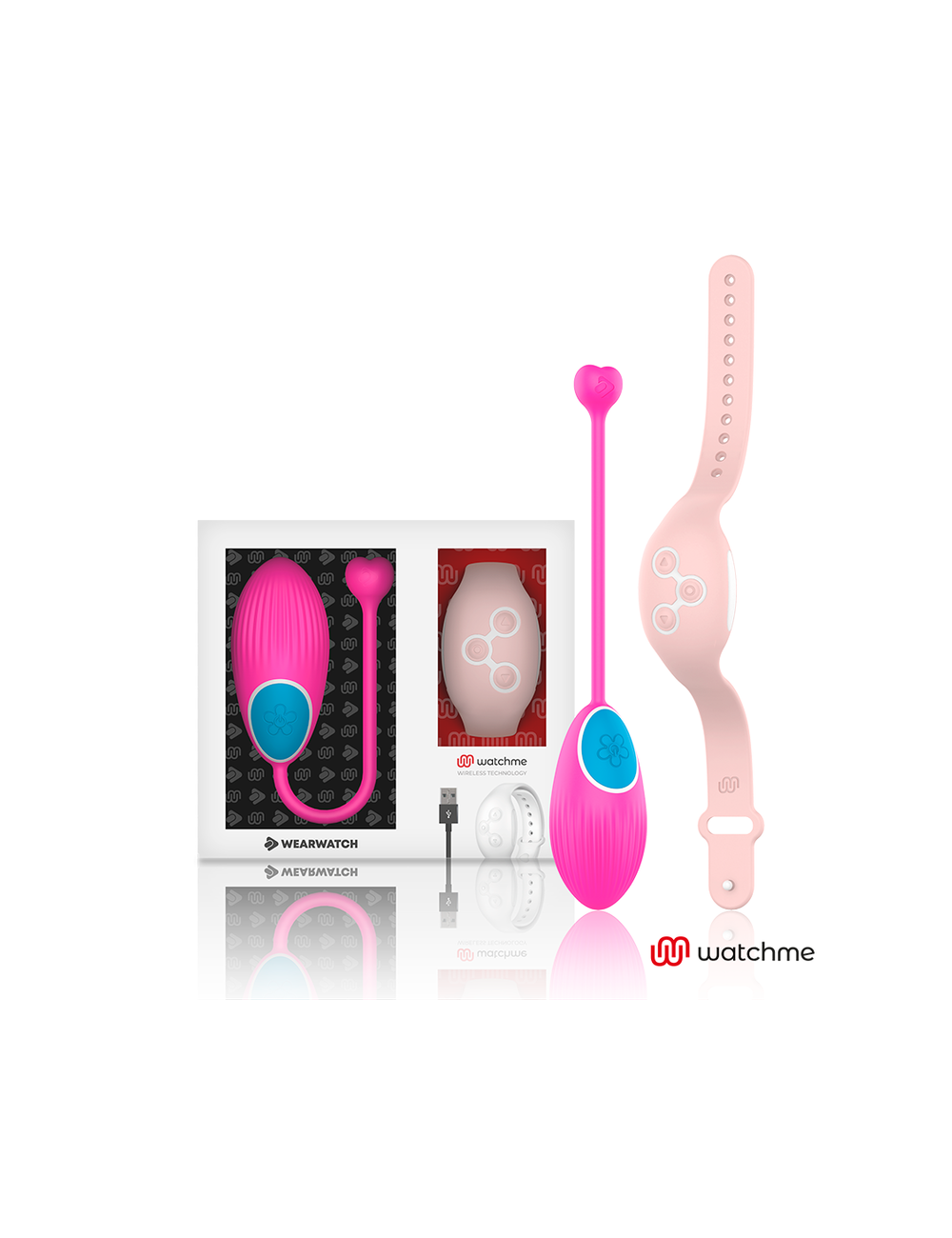 Lingerie - Maillots de bain et tenues de plage - WEARWATCH EGG TECHNOLOGIE SANS FIL WATCHME FUCHSIA / SOFT PINK - Wearwatch