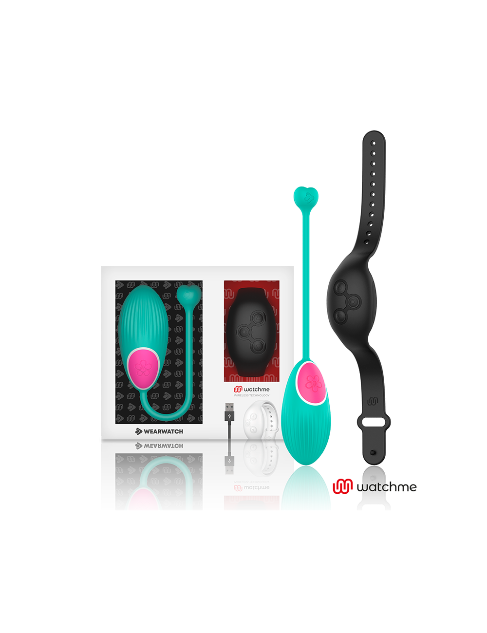 Lingerie - Maillots de bain et tenues de plage - WEARWATCH EGG TECHNOLOGIE SANS FIL WATCHME AQUAMARINE / JET BLACK - Wearwatch