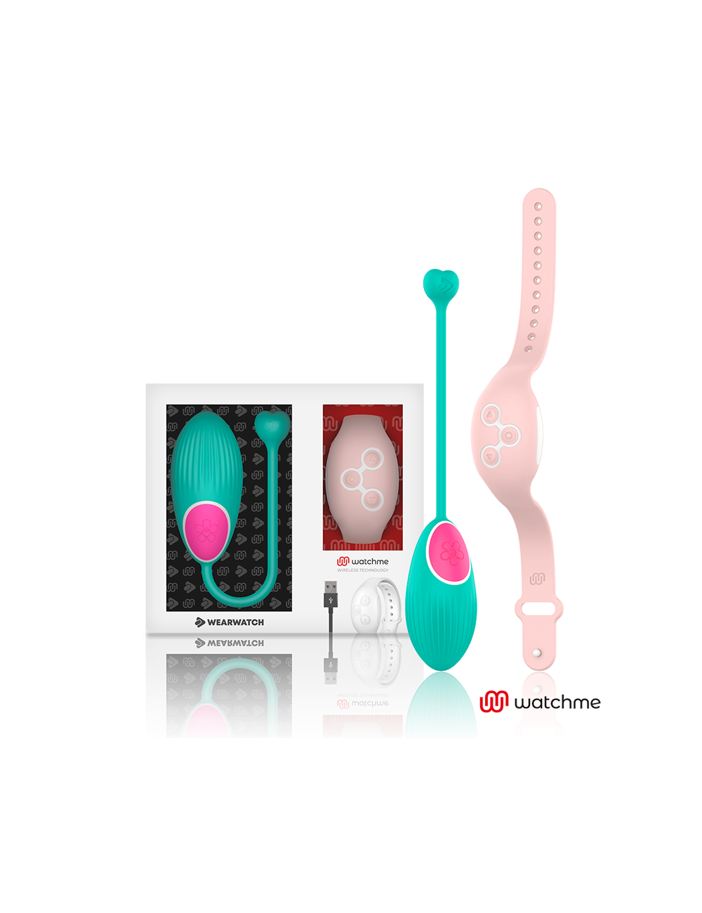 Lingerie - Maillots de bain et tenues de plage - WEARWATCH EGG TECHNOLOGIE SANS FIL WATCHME AQUAMARINE / CORAL - Wearwatch