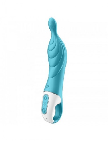 Sextoys - Vibromasseurs - VIBRATEUR SATISFYER A-MAZING 2 A-SPOT - TURQUOISE - SATISFYER VIBRATOR